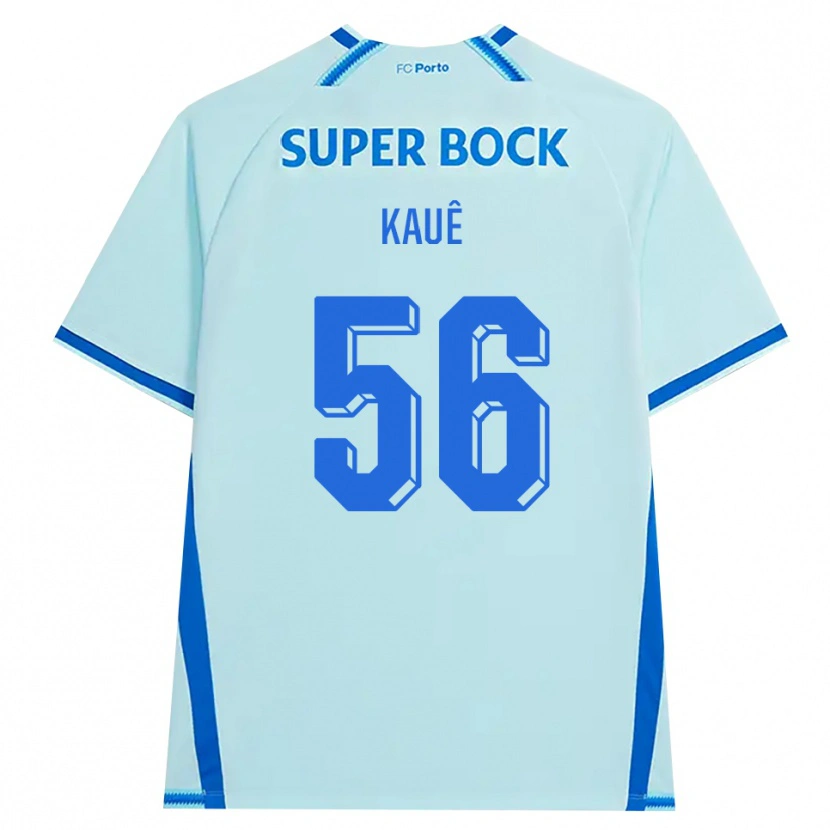 Danxen Mujer Camiseta Kauê Rodrigues Pessanha #56 Cianclaro Azul Equipación Tercera 2026/27 La Camisa México