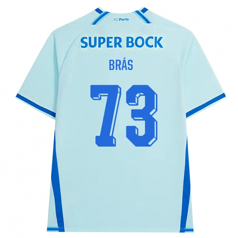Danxen Mujer Camiseta Gabriel Brás #73 Cianclaro Azul Equipación Tercera 2026/27 La Camisa México