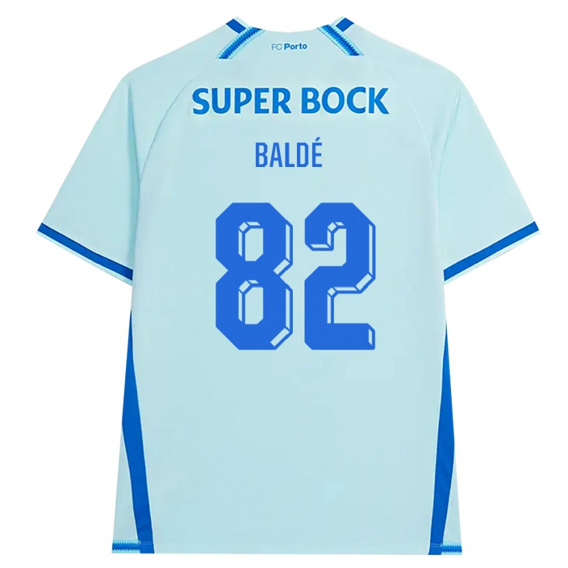Danxen Mujer Camiseta Alfa Baldé #82 Cianclaro Azul Equipación Tercera 2026/27 La Camisa México