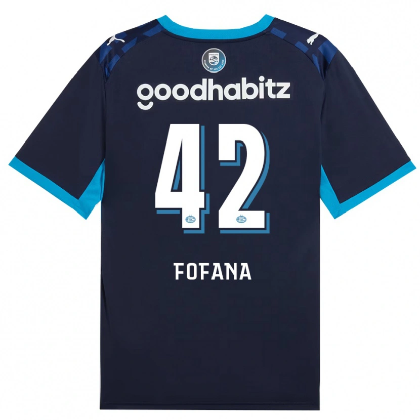 Danxen Mujer Camiseta Fode Fofana #42 Azuldodger Azulreal Equipación Tercera 2026/27 La Camisa México