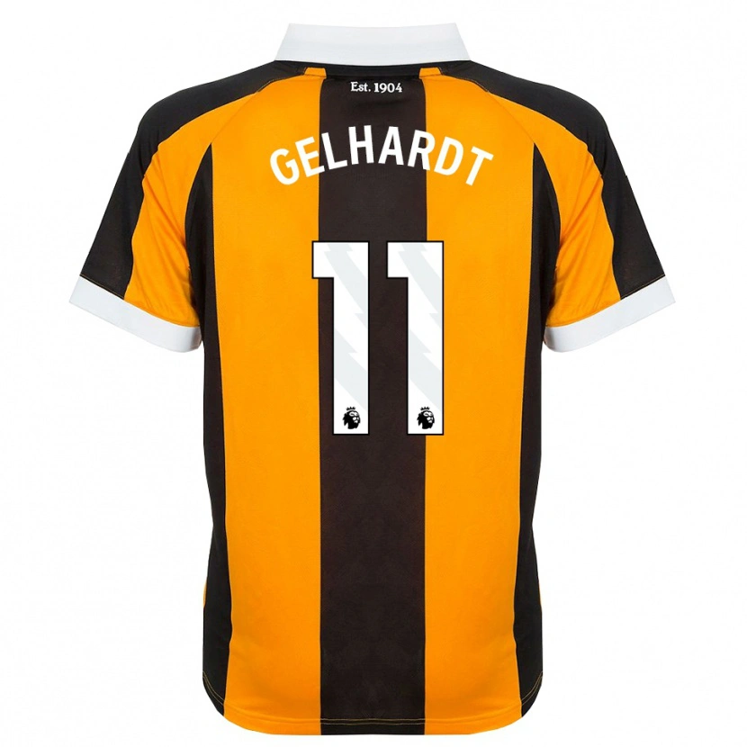 Danxen Mujer Camiseta Joe Gelhardt #11 Naranja Negro Blanco 1ª Equipación 2026/27 La Camisa México
