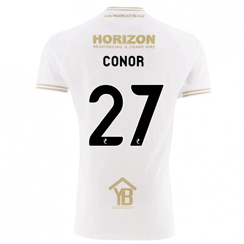 Danxen Mujer Camiseta Conor Mcleod #27 Trigo Blanco 2ª Equipación 2026/27 La Camisa México