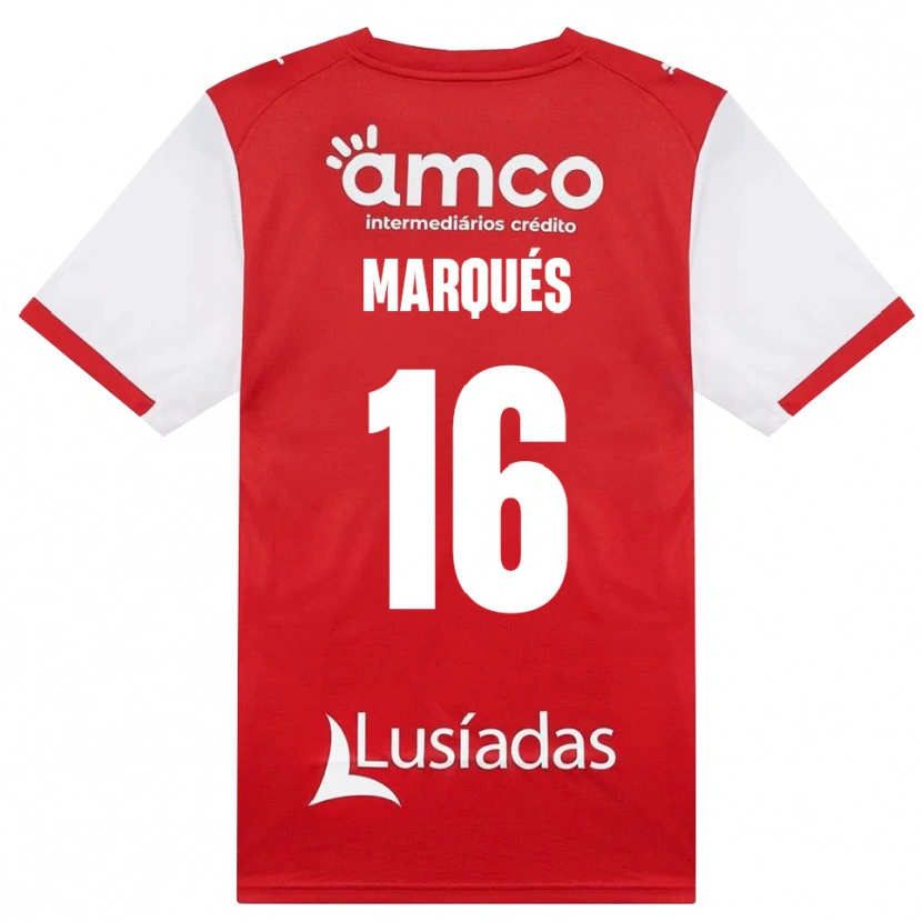 Danxen Mujer Camiseta Tommy Marqués #16 Rojo Blanco Negro 1ª Equipación 2026/27 La Camisa México