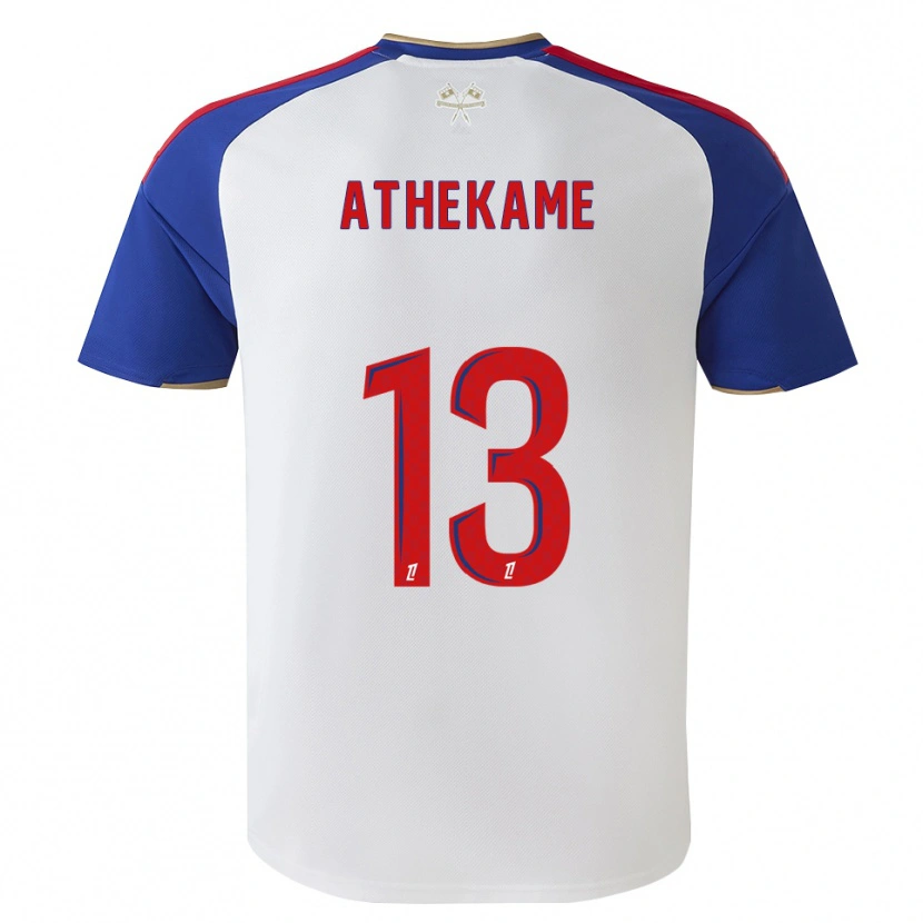 Danxen Mujer Camiseta Zachary Athekame #13 Azul Real Rojo Blanco 1ª Equipación 2026/27 La Camisa México