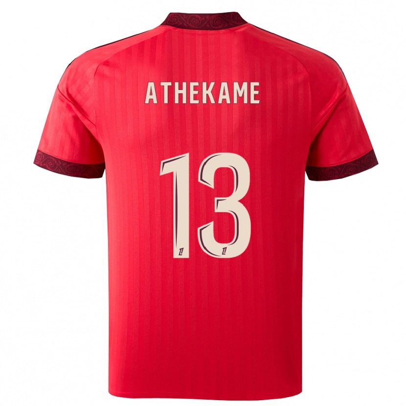 Danxen Mujer Camiseta Zachary Athekame #13 Borgoña Rojo Blanco 2ª Equipación 2026/27 La Camisa México