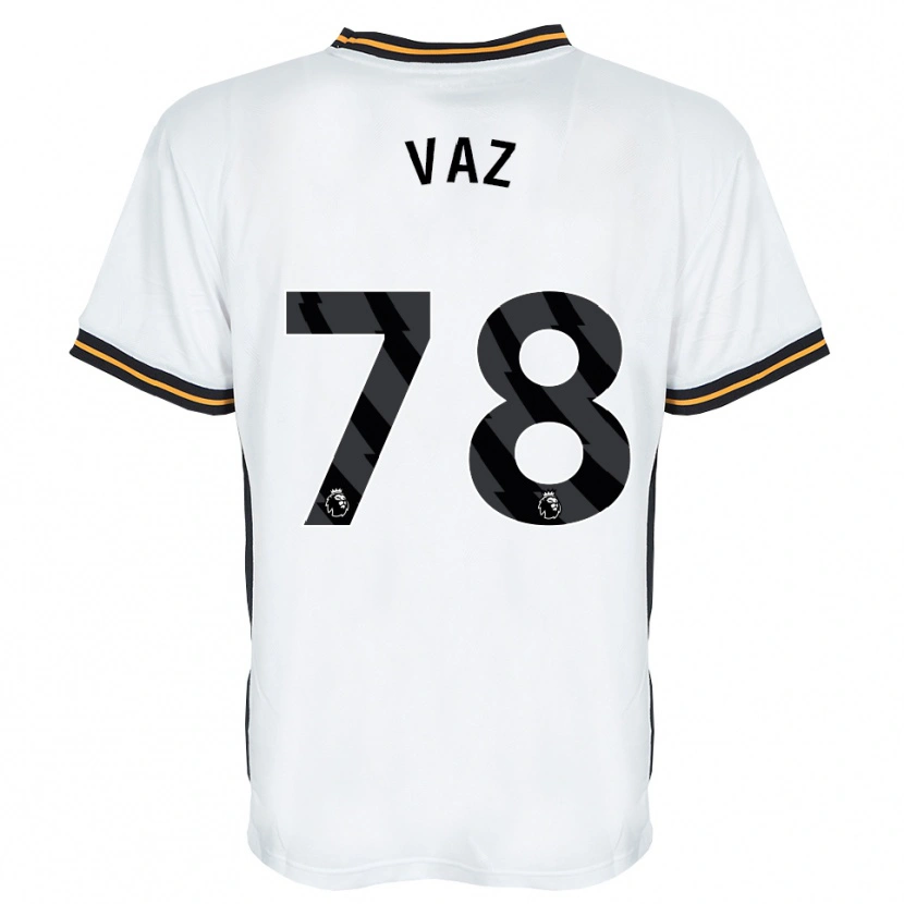 Danxen Mujer Camiseta Robinio Vaz #78 Blanco Naranja Negro 2ª Equipación 2026/27 La Camisa México