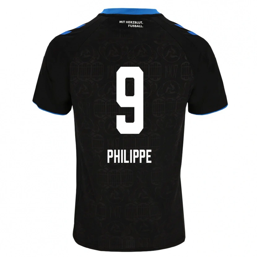 Danxen Mujer Camiseta Rayan Philippe #9 Negro Blanco Rojo 1ª Equipación 2026/27 La Camisa México