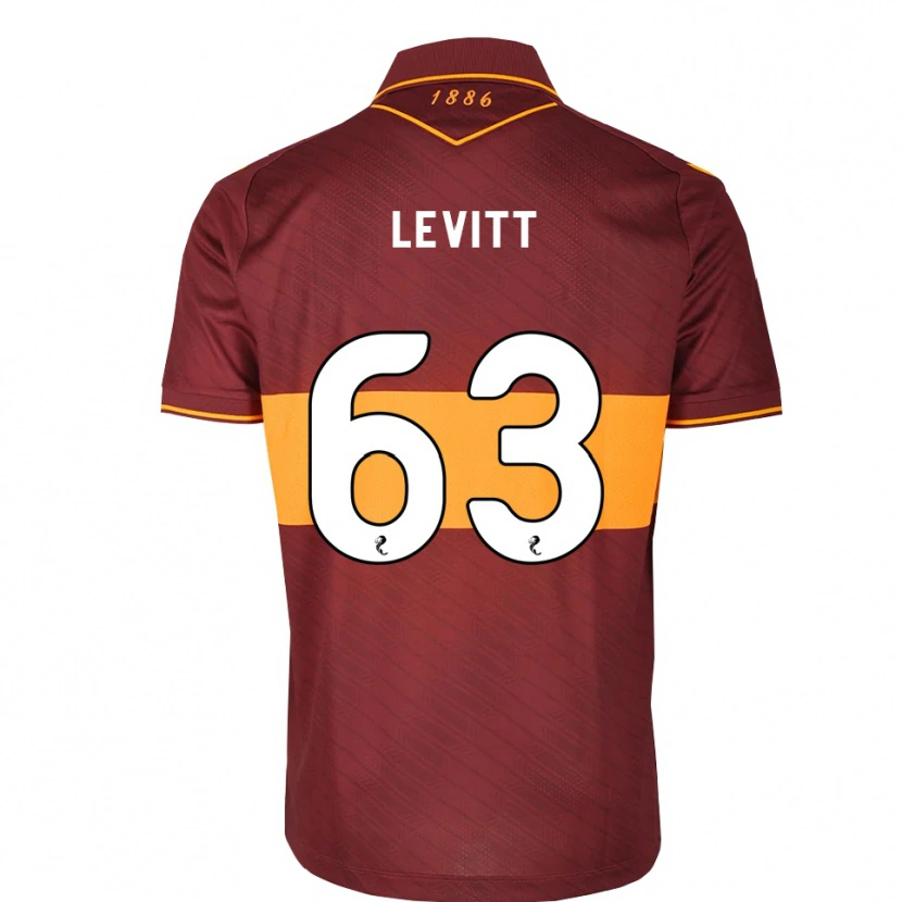 Danxen Mujer Camiseta Dylan Levitt #63 Naranja Granate 2ª Equipación 2026/27 La Camisa México