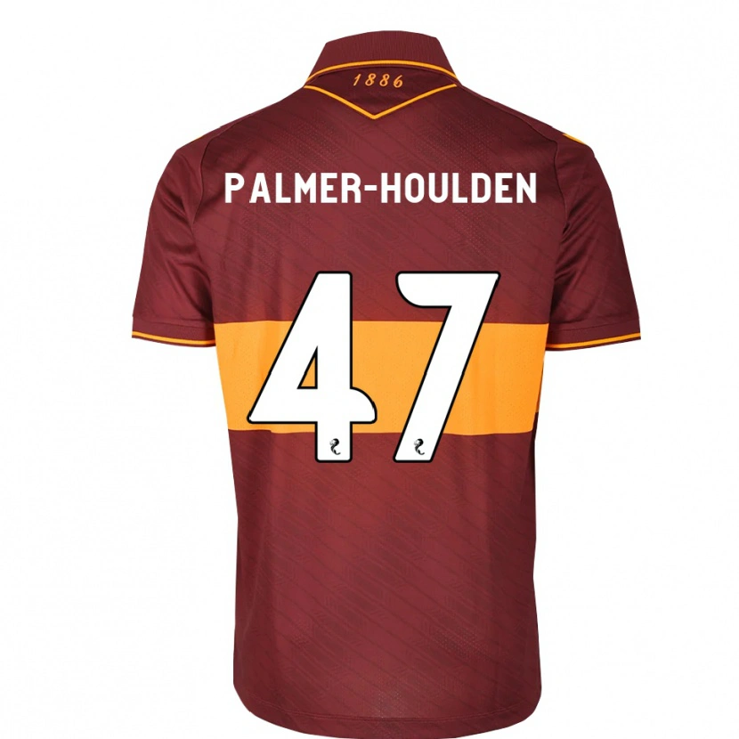 Danxen Mujer Camiseta Seb Palmer-Houlden #47 Naranja Granate 2ª Equipación 2026/27 La Camisa México