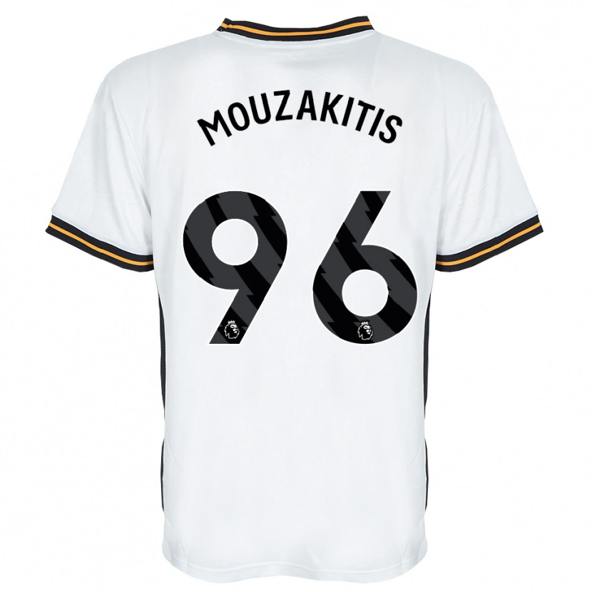 Danxen Mujer Camiseta Christos Mouzakitis #96 Blanco Naranja Negro 2ª Equipación 2026/27 La Camisa México