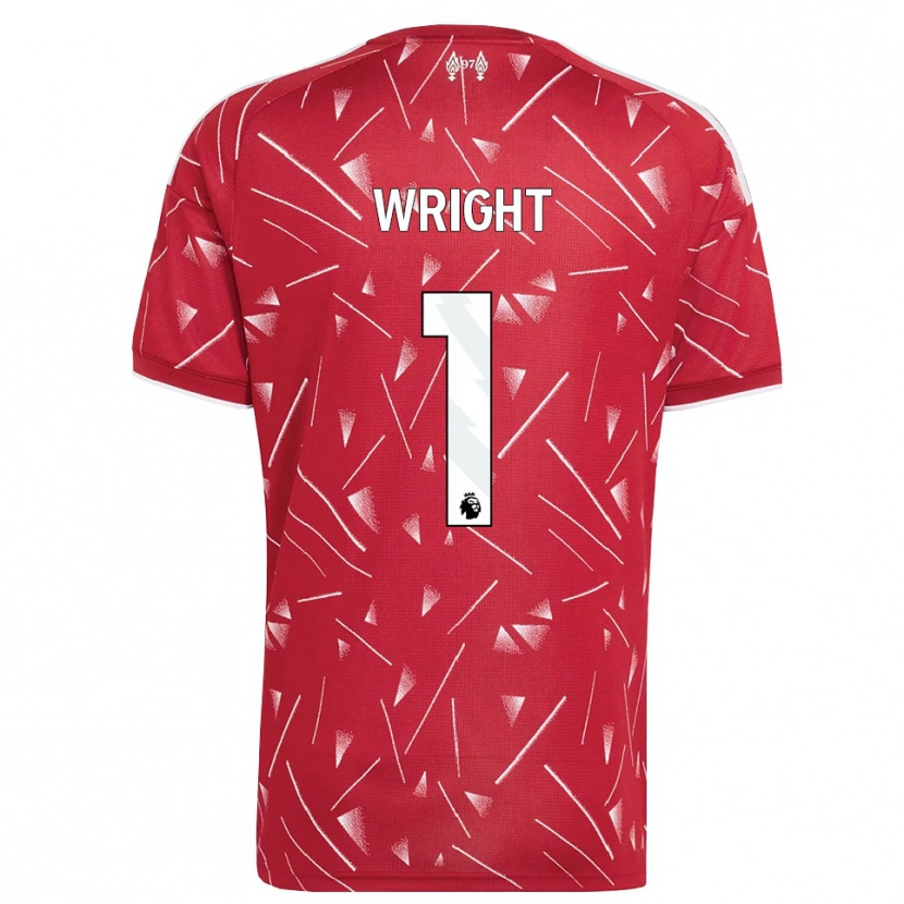 Danxen Niño Camiseta Matty Wright #1 Blanco Rojo 1ª Equipación 2026/27 La Camisa México