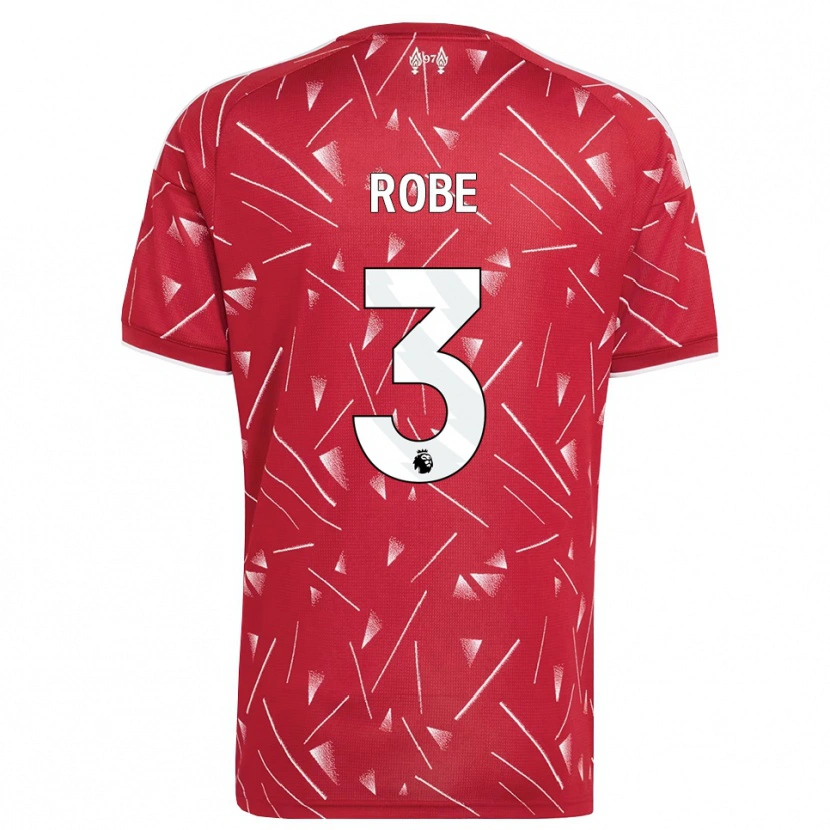 Danxen Niño Camiseta Leighanne Robe #3 Blanco Rojo 1ª Equipación 2026/27 La Camisa México