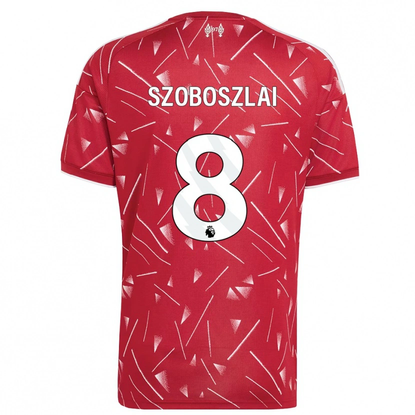 Danxen Niño Camiseta Dominik Szoboszlai #8 Blanco Rojo 1ª Equipación 2026/27 La Camisa México