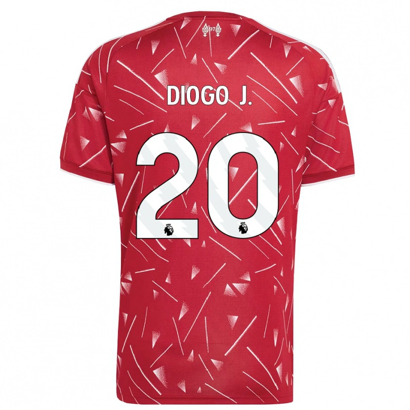 Danxen Niño Camiseta Diogo Jota #20 Blanco Rojo 1ª Equipación 2026/27 La Camisa México
