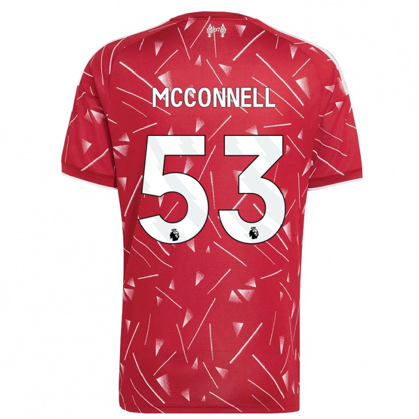 Danxen Niño Camiseta James Mcconnell #53 Blanco Rojo 1ª Equipación 2026/27 La Camisa México