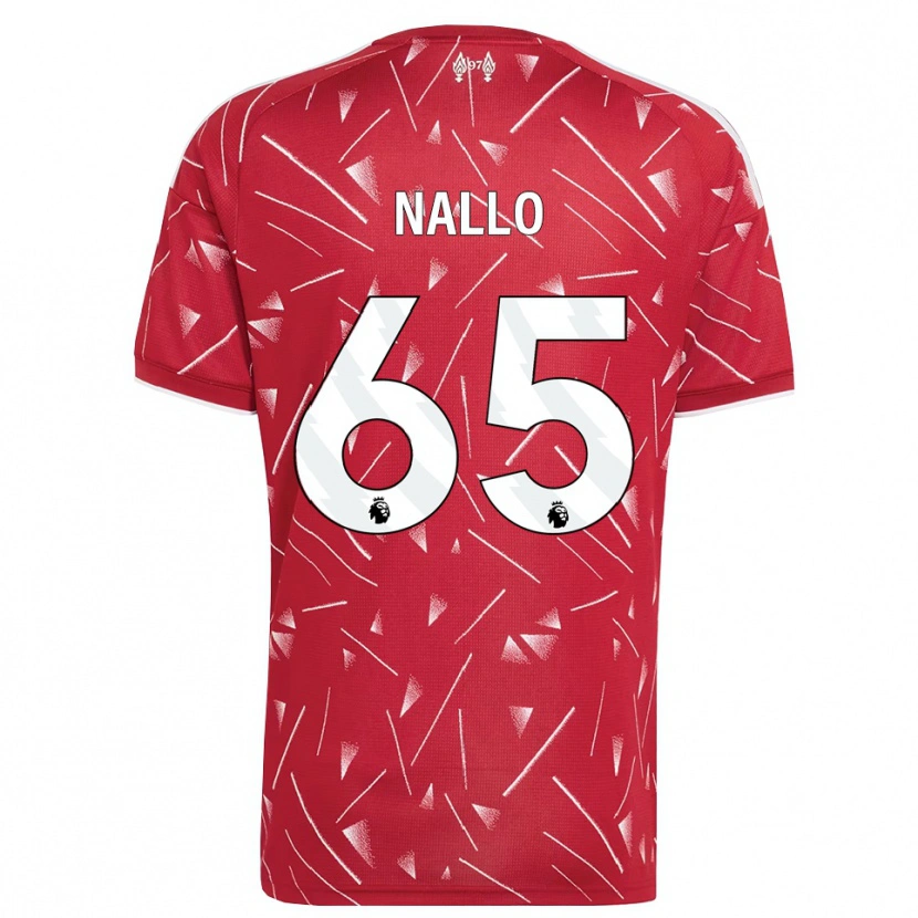 Danxen Niño Camiseta Amara Nallo #65 Blanco Rojo 1ª Equipación 2026/27 La Camisa México