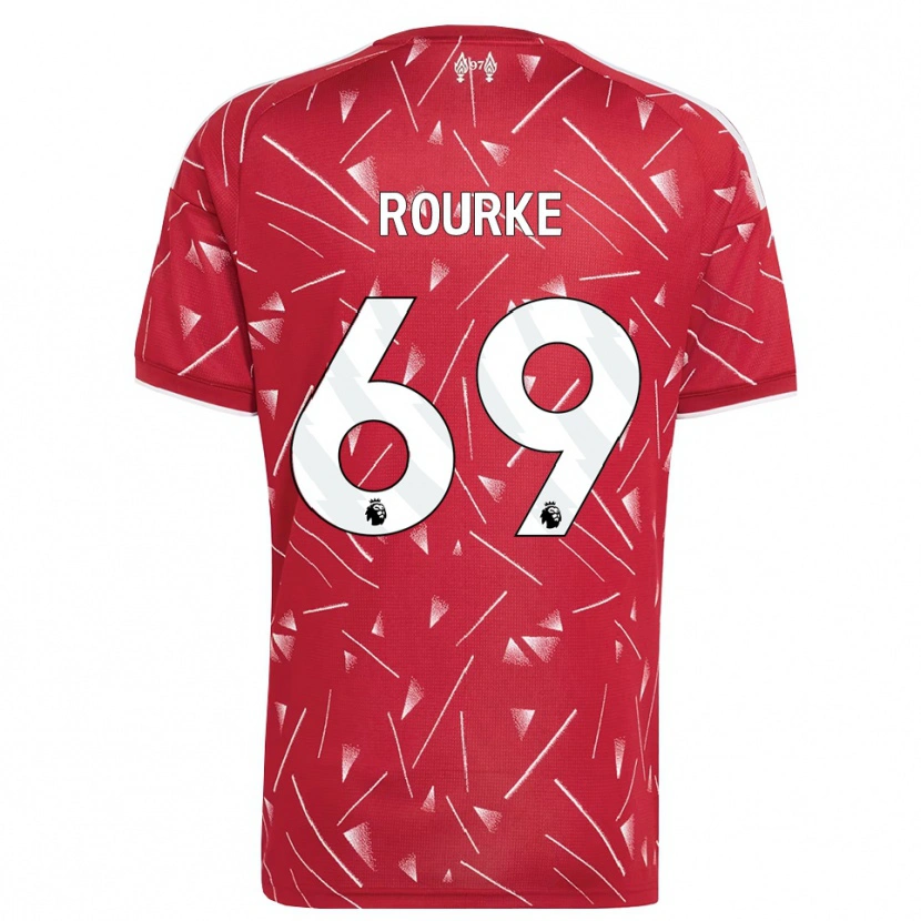 Danxen Niño Camiseta Fidel O'rourke #69 Blanco Rojo 1ª Equipación 2026/27 La Camisa México