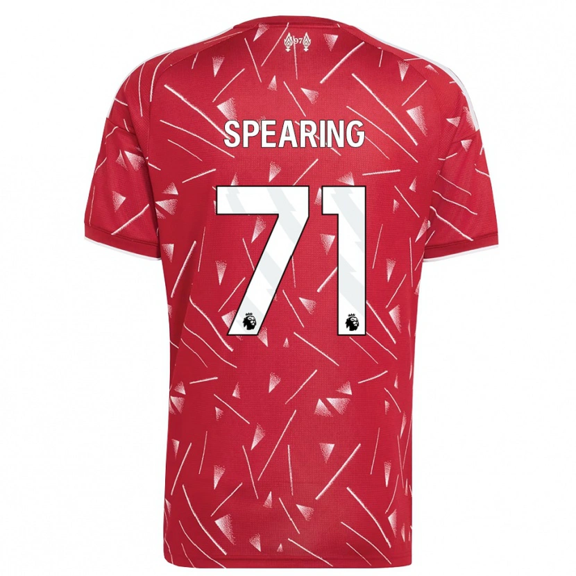 Danxen Niño Camiseta Jay Spearing #71 Blanco Rojo 1ª Equipación 2026/27 La Camisa México