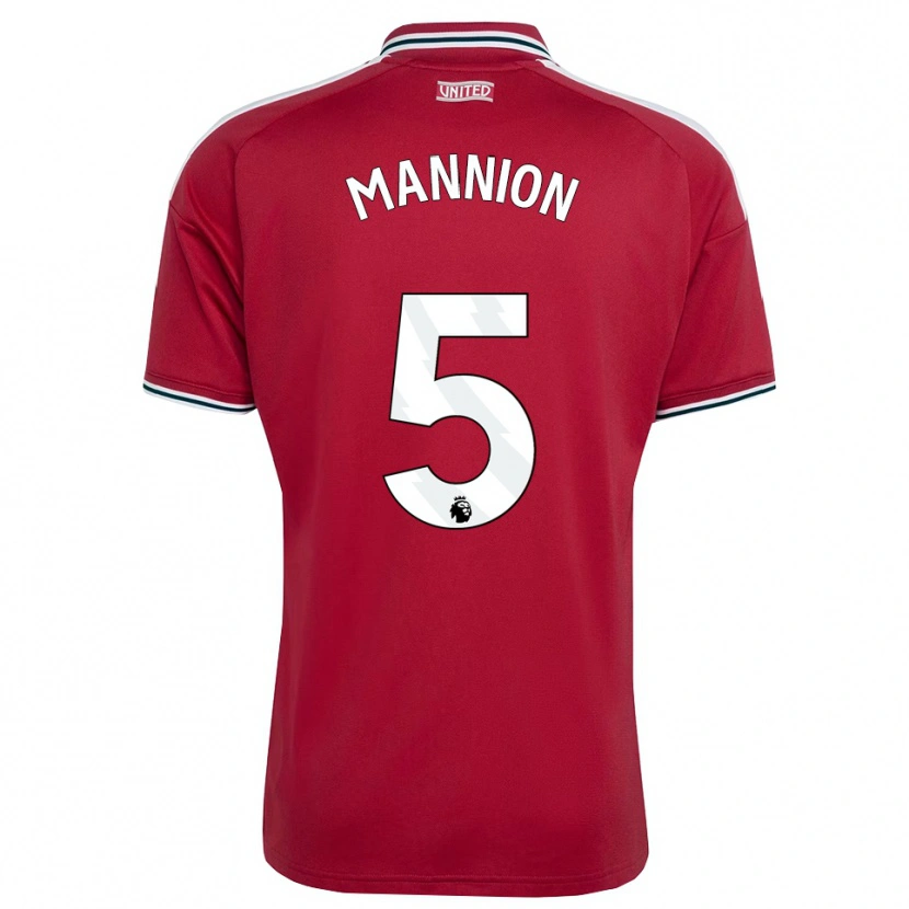 Danxen Niño Camiseta Aoife Mannion #5 Rojo Amarillo Blanco 1ª Equipación 2026/27 La Camisa México