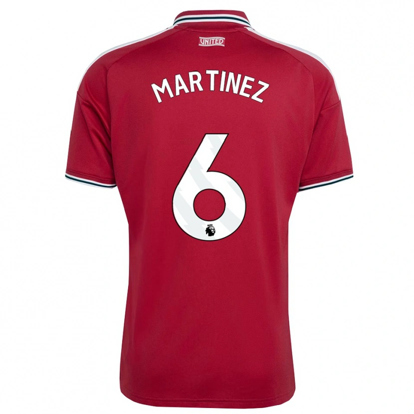 Danxen Niño Camiseta Lisandro Martínez #6 Rojo Amarillo Blanco 1ª Equipación 2026/27 La Camisa México