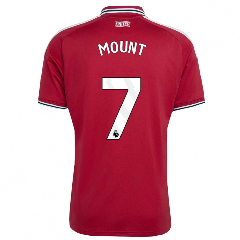 Danxen Niño Camiseta Mason Mount #7 Rojo Amarillo Blanco 1ª Equipación 2026/27 La Camisa México