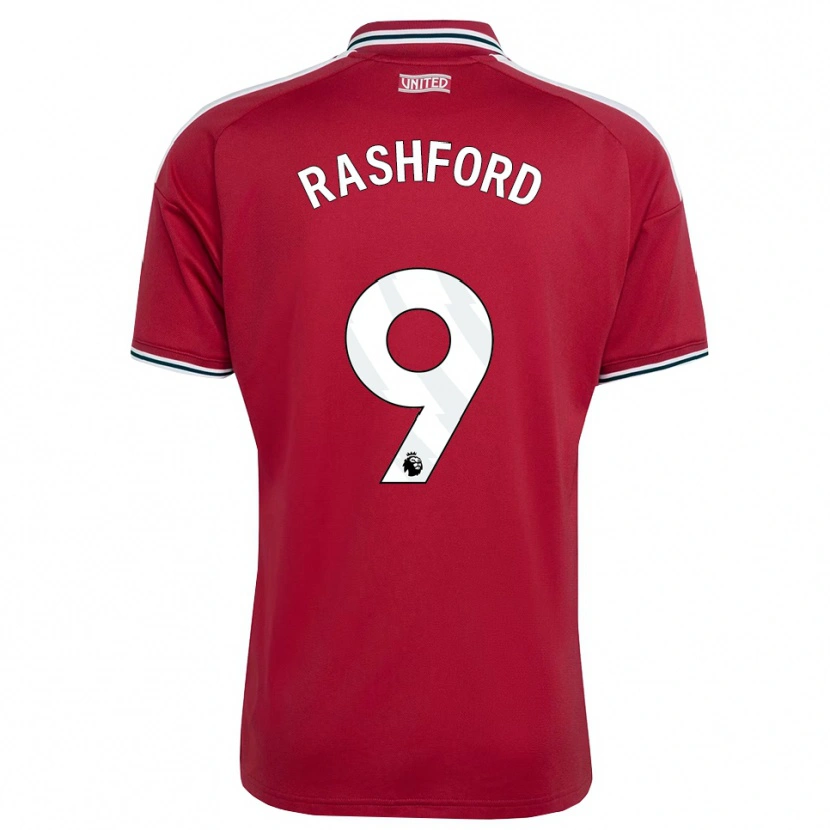 Danxen Niño Camiseta Marcus Rashford #9 Rojo Amarillo Blanco 1ª Equipación 2026/27 La Camisa México