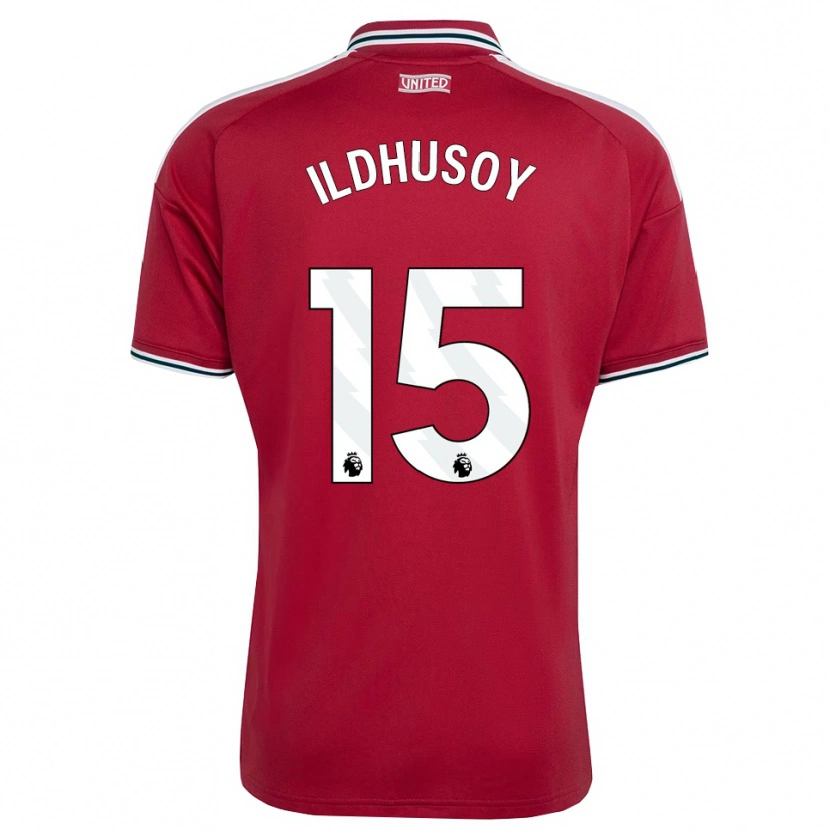 Danxen Niño Camiseta Celin Bizet Ildhusoy #15 Rojo Amarillo Blanco 1ª Equipación 2026/27 La Camisa México