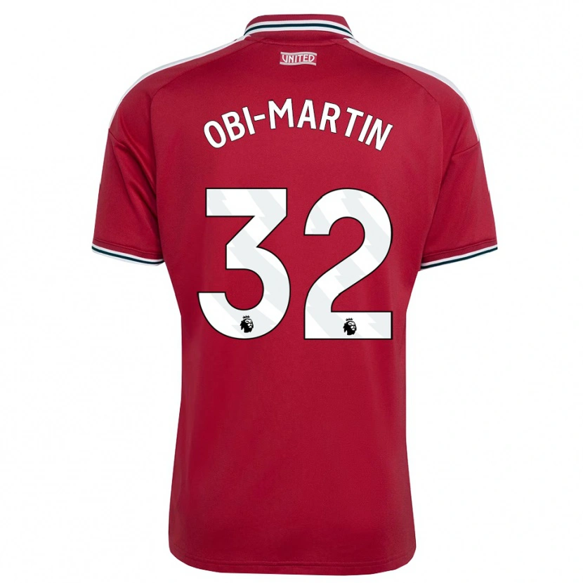 Danxen Niño Camiseta Chido Obi #32 Rojo Amarillo Blanco 1ª Equipación 2026/27 La Camisa México