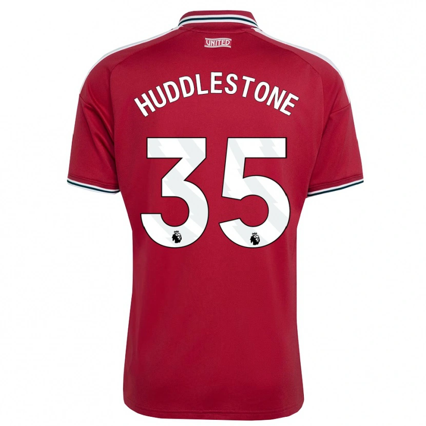 Danxen Niño Camiseta Tom Huddlestone #35 Rojo Amarillo Blanco 1ª Equipación 2026/27 La Camisa México