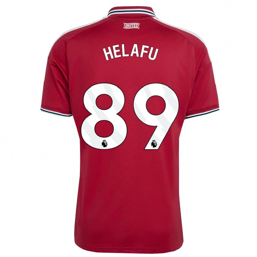 Danxen Niño Camiseta Yuel Helafu #89 Rojo Amarillo Blanco 1ª Equipación 2026/27 La Camisa México