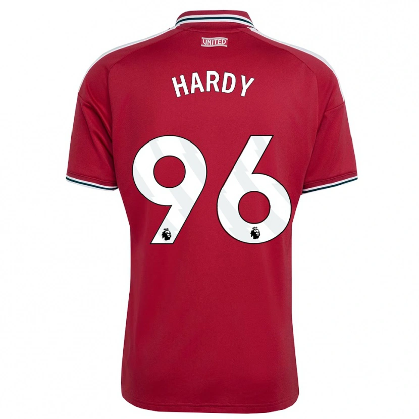 Danxen Niño Camiseta Charlie Hardy #96 Rojo Amarillo Blanco 1ª Equipación 2026/27 La Camisa México