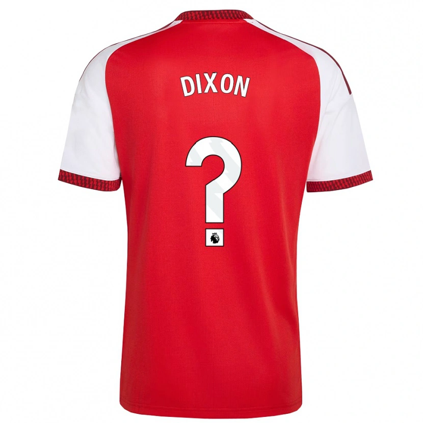 Danxen Niño Camiseta Danny Dixon #0 Rojo Blanco Negro 1ª Equipación 2026/27 La Camisa México
