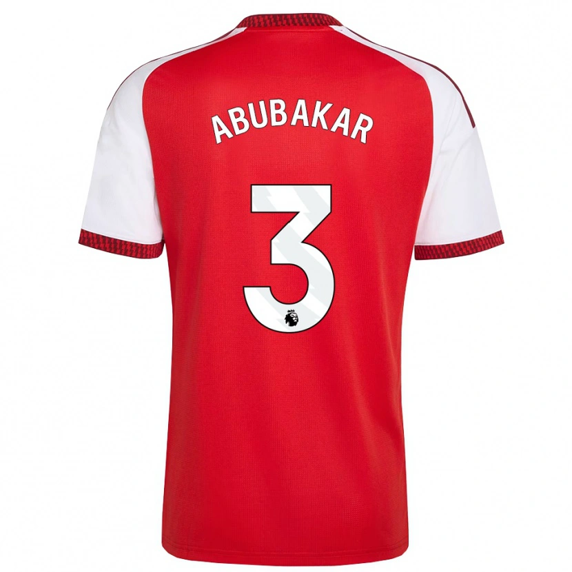 Danxen Niño Camiseta Hakeem Abubakar #3 Rojo Blanco Negro 1ª Equipación 2026/27 La Camisa México