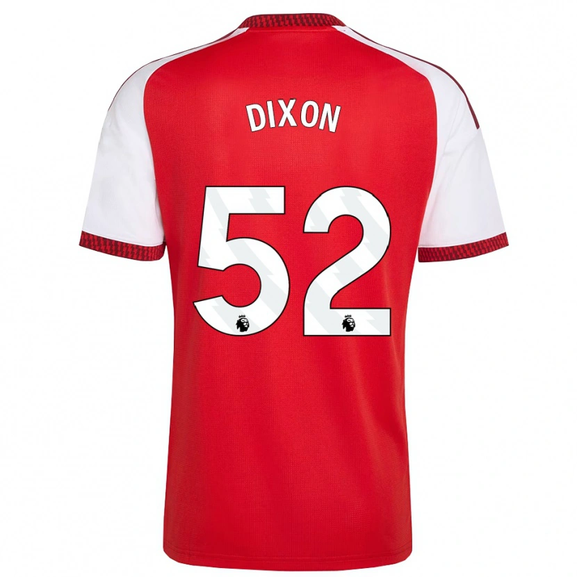 Danxen Niño Camiseta Jaden Dixon #52 Rojo Blanco Negro 1ª Equipación 2026/27 La Camisa México