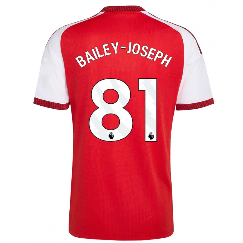 Danxen Niño Camiseta Brando Bailey-Joseph #81 Rojo Blanco Negro 1ª Equipación 2026/27 La Camisa México