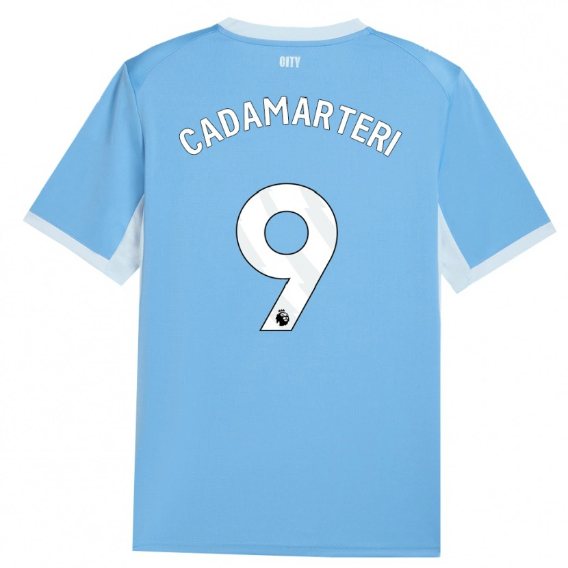 Danxen Niño Camiseta Caelan Cadamarteri #9 Azulcieloclaro Blanco 1ª Equipación 2026/27 La Camisa México
