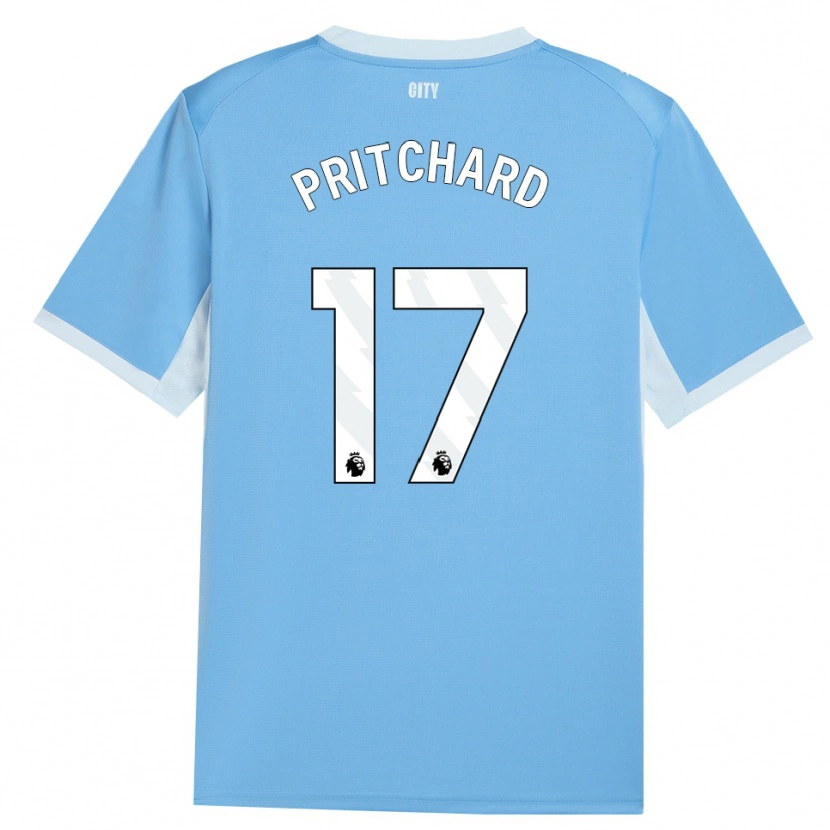 Danxen Niño Camiseta Poppy Pritchard #17 Azulcieloclaro Blanco 1ª Equipación 2026/27 La Camisa México