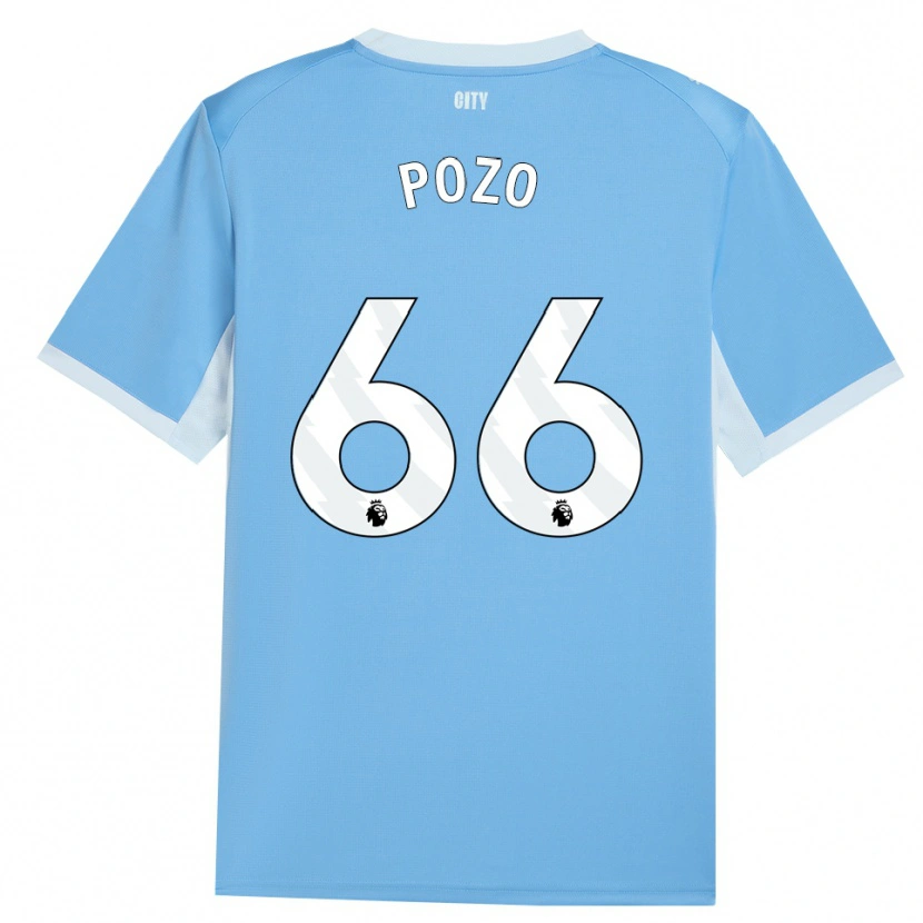 Danxen Niño Camiseta Iker Pozo #66 Azulcieloclaro Blanco 1ª Equipación 2026/27 La Camisa México