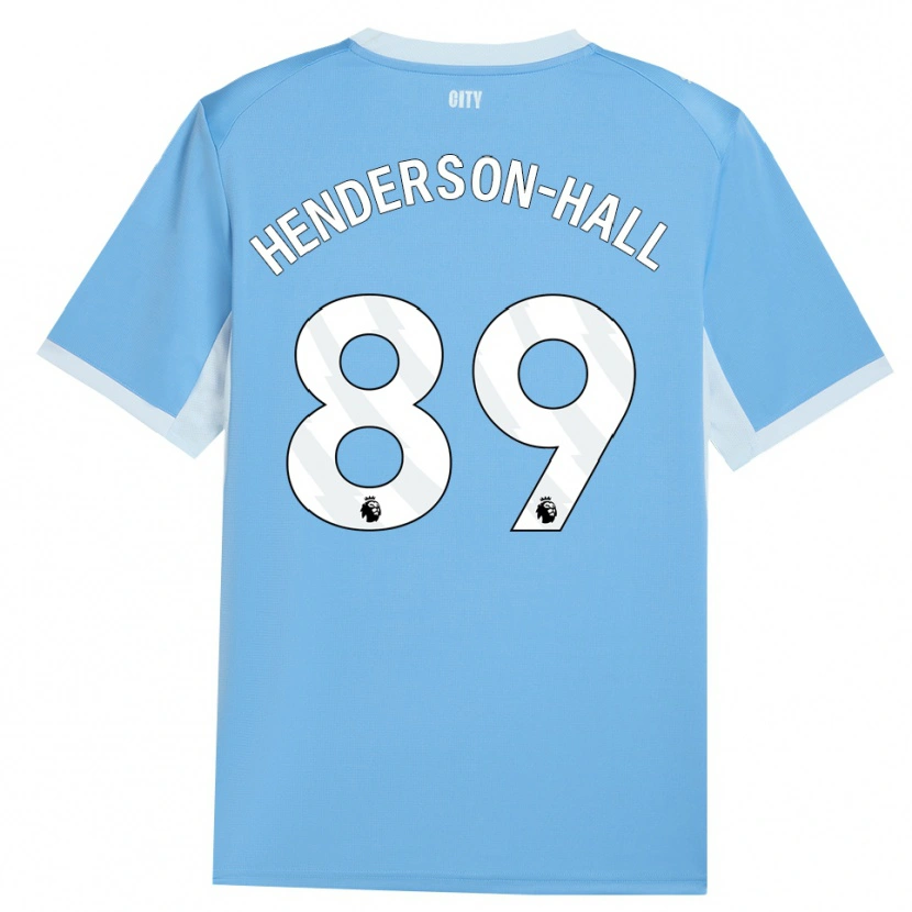 Danxen Niño Camiseta Matty Henderson-Hall #89 Azulcieloclaro Blanco 1ª Equipación 2026/27 La Camisa México