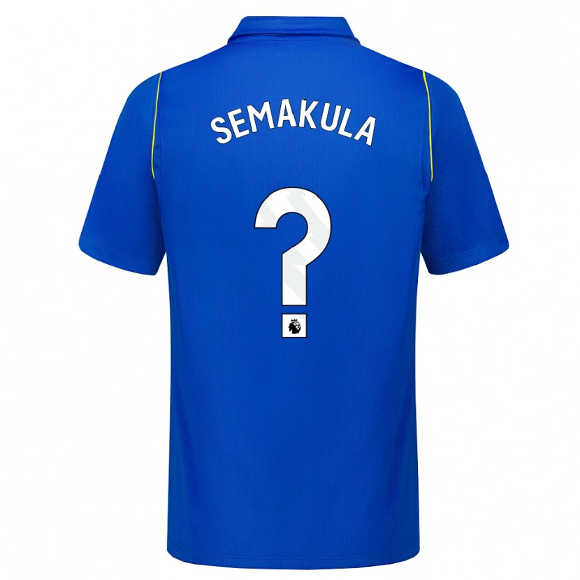 Danxen Niño Camiseta Eliah Semakula #0 Azul Amarillo 1ª Equipación 2026/27 La Camisa México