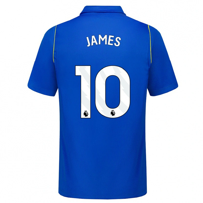 Danxen Niño Camiseta Lauren James #10 Azul Amarillo 1ª Equipación 2026/27 La Camisa México