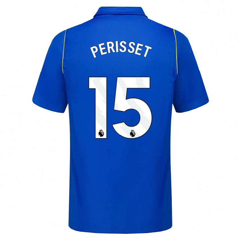 Danxen Niño Camiseta Eve Perisset #15 Azul Amarillo 1ª Equipación 2026/27 La Camisa México