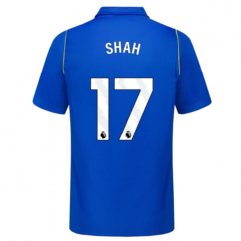 Danxen Niño Camiseta Bilal Shah-Berkouz #17 Azul Amarillo 1ª Equipación 2026/27 La Camisa México