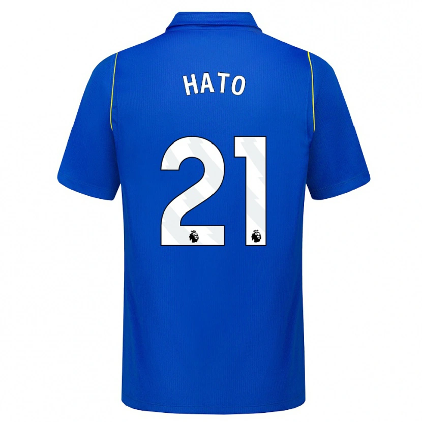 Danxen Niño Camiseta Jorrel Hato #21 Azul Amarillo 1ª Equipación 2026/27 La Camisa México