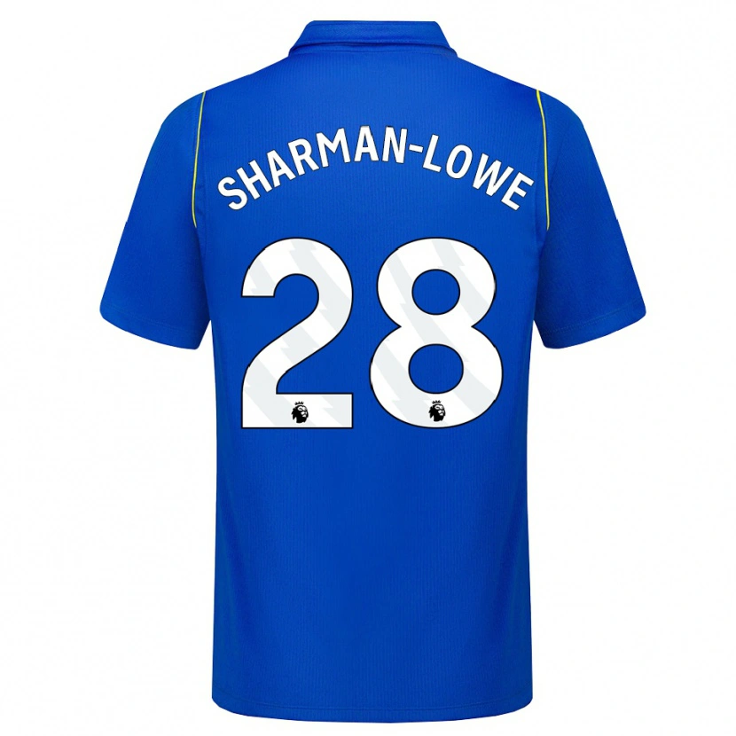 Danxen Niño Camiseta Teddy Sharman-Lowe #28 Azul Amarillo 1ª Equipación 2026/27 La Camisa México