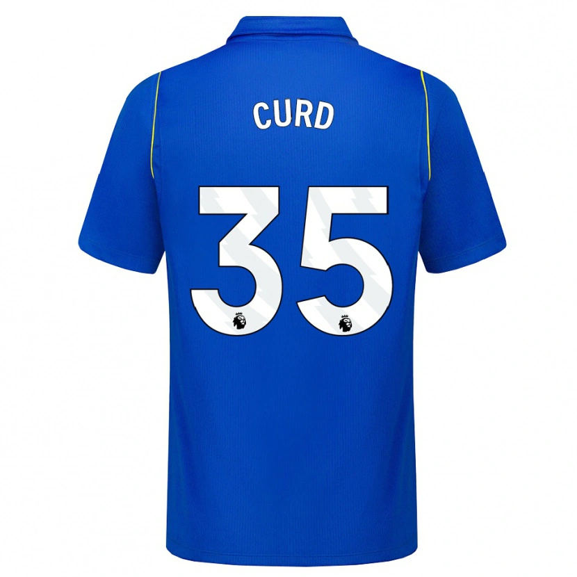 Danxen Niño Camiseta Ted Curd #35 Azul Amarillo 1ª Equipación 2026/27 La Camisa México