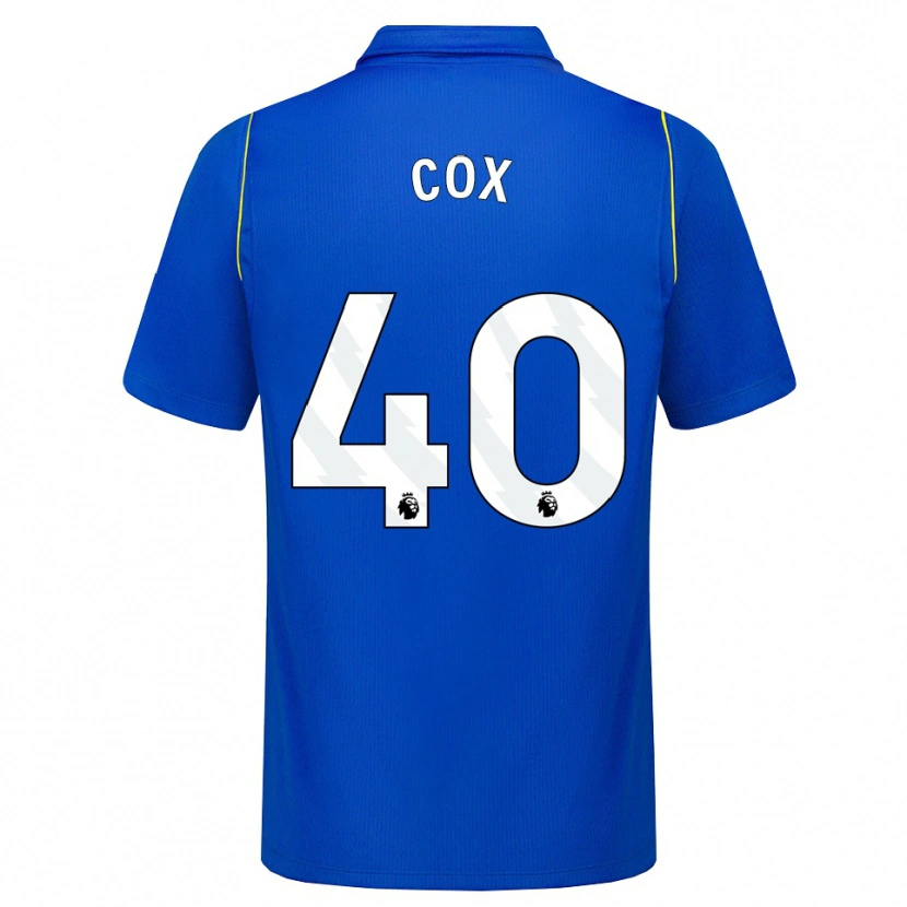 Danxen Niño Camiseta Katie Cox #40 Azul Amarillo 1ª Equipación 2026/27 La Camisa México