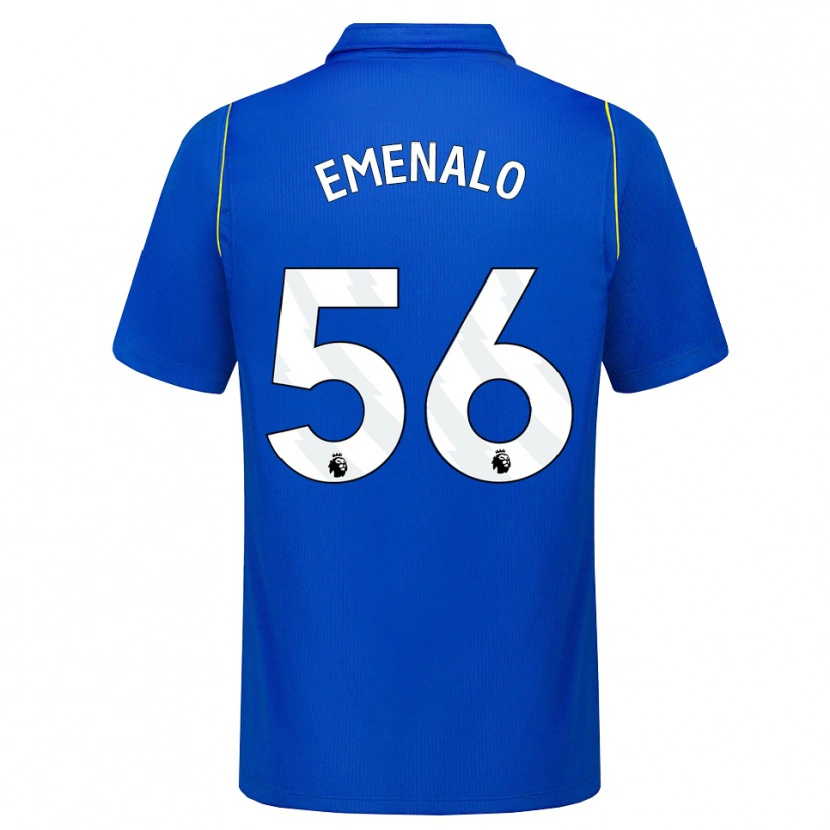 Danxen Niño Camiseta Landon Emenalo #56 Azul Amarillo 1ª Equipación 2026/27 La Camisa México