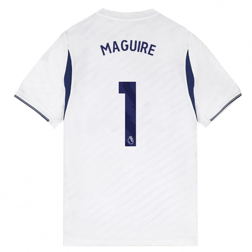 Danxen Niño Camiseta Aaron Maguire #1 Blanco Rojo Púrpura 1ª Equipación 2026/27 La Camisa México