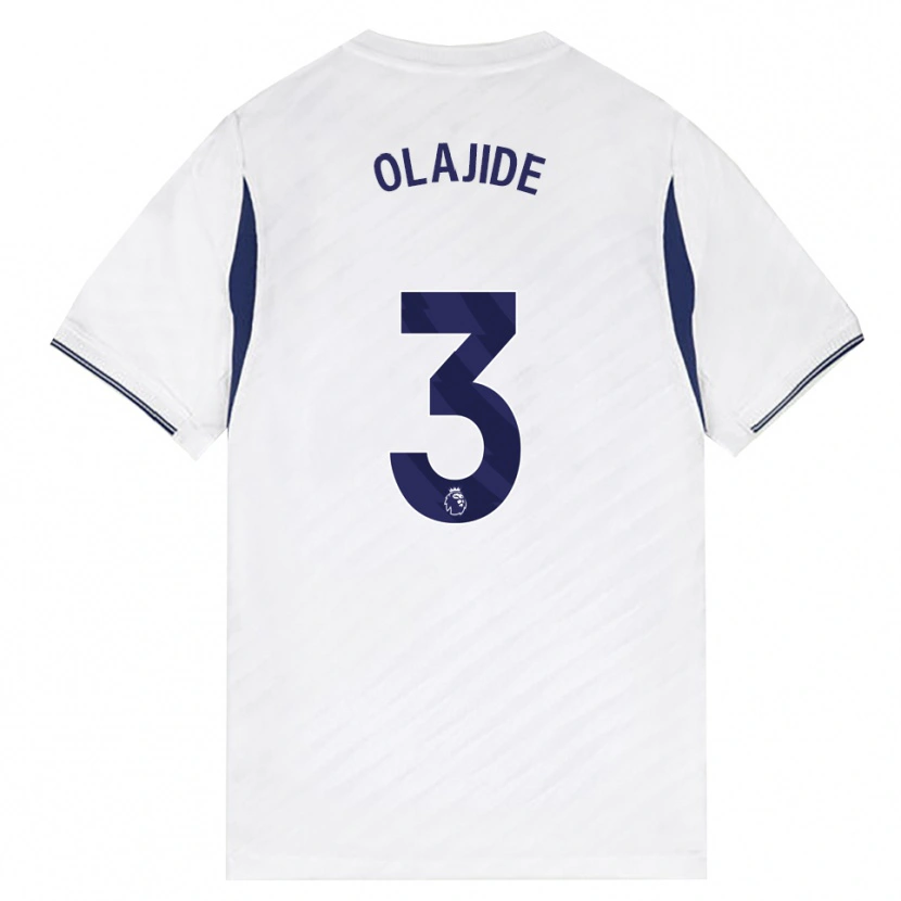 Danxen Niño Camiseta Solomon Olajide #3 Blanco Rojo Púrpura 1ª Equipación 2026/27 La Camisa México